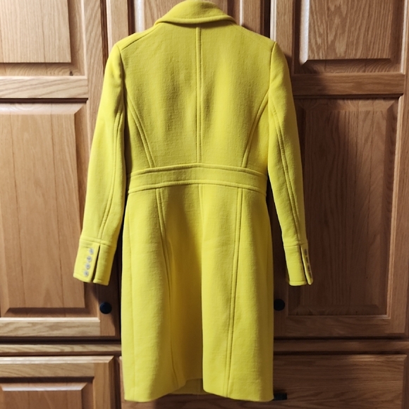J. Crew Mustard Trench Coat - Picture 3 of 5